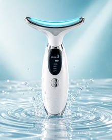 ANCE+ Dispositivo facial y cuello LED con EMS y masaje